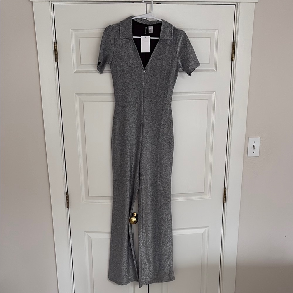 Silver Sparkly Jumpsuit